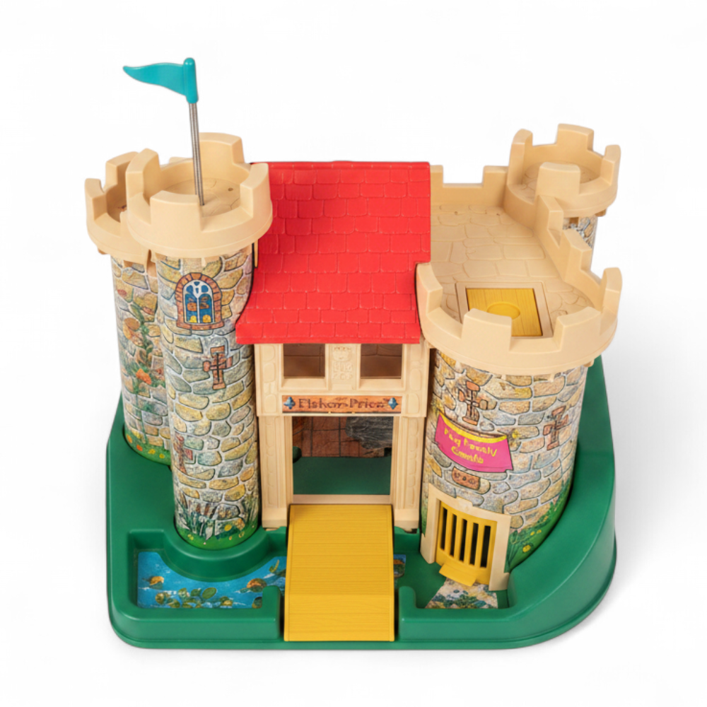 Vintage Fisher-Price Play Family Castle Playset