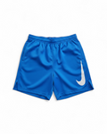 Nike Boys Royal Blue Large Swoosh Shorts