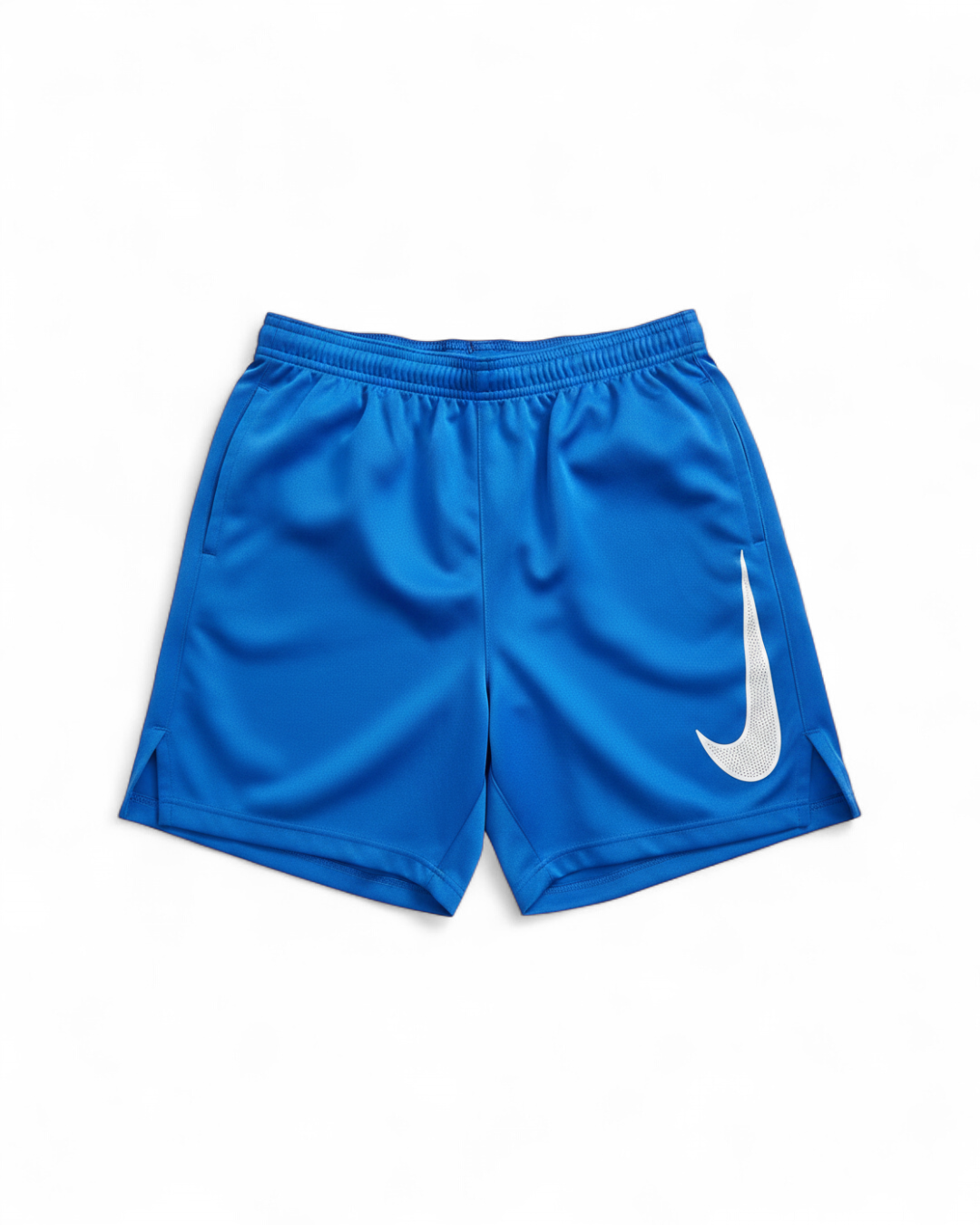 Nike Boys Royal Blue Large Swoosh Shorts