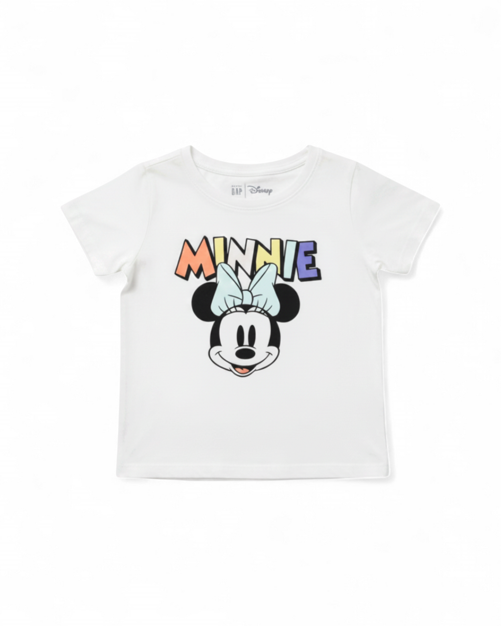 White Minnie Mouse Graphic T-Shirt