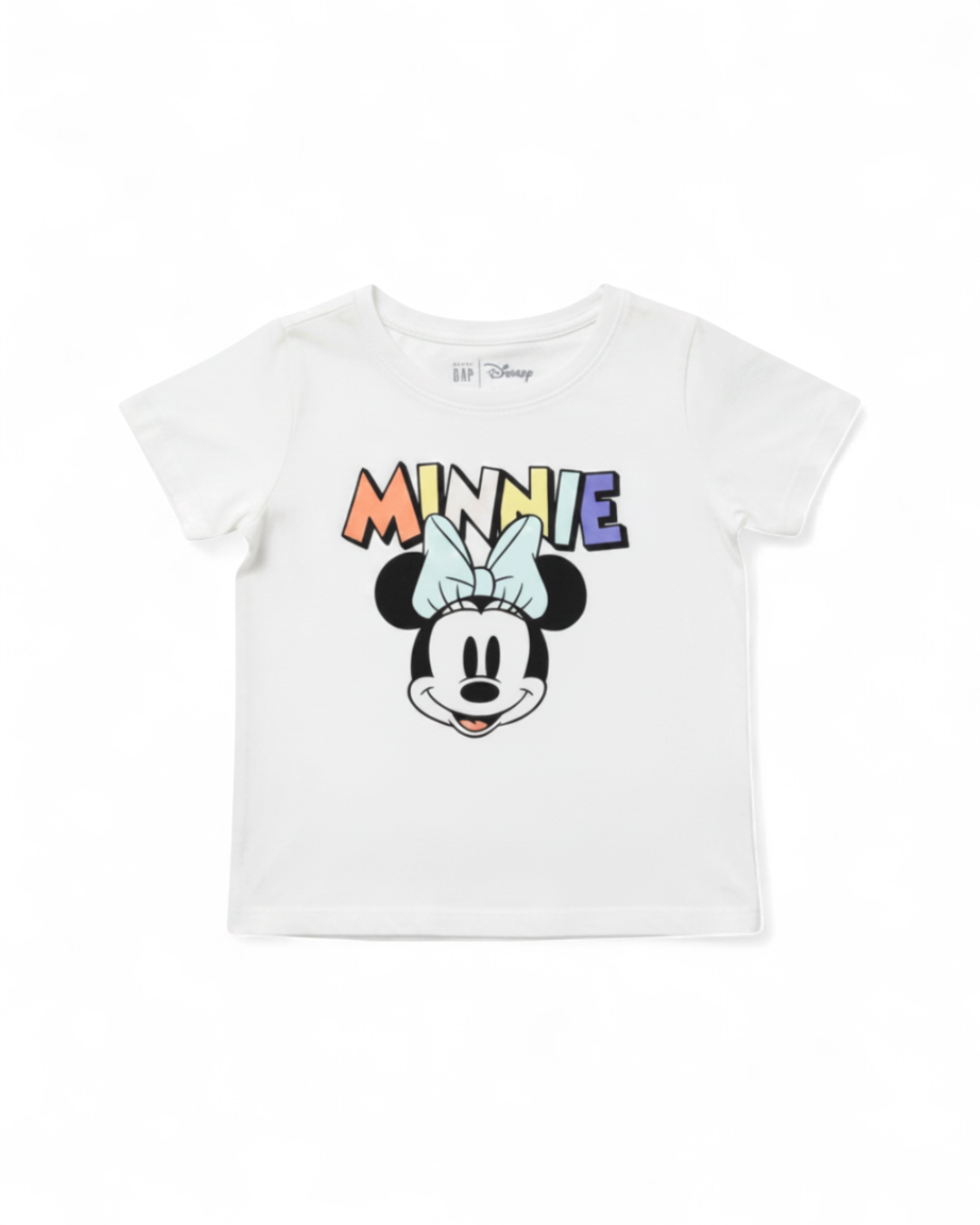 White Minnie Mouse Graphic T-Shirt