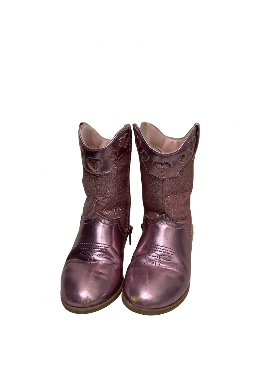 Pink sparkle cowgirl boots