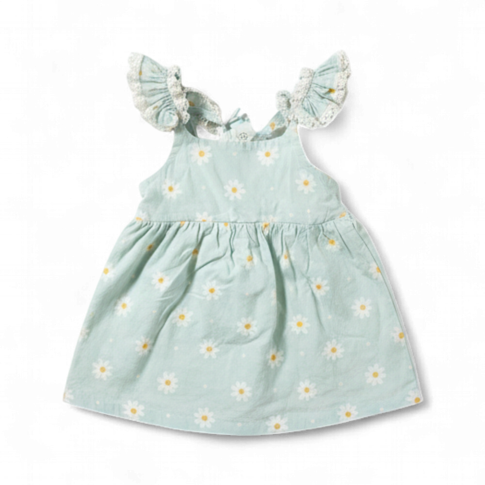 Isaac Mizrahi Light Blue Daisy Dress