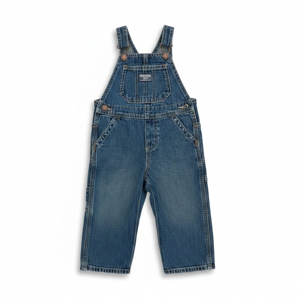 OshKosh B'gosh Classic Denim Overalls — 18M