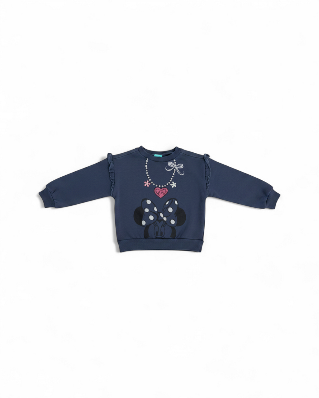 Navy Blue Minnie Mouse Ruffle Sweatshirt