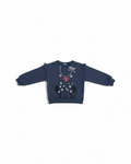 Navy Blue Minnie Mouse Ruffle Sweatshirt