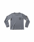Grey Vineyard Vines Long Sleeve Pocket Tee