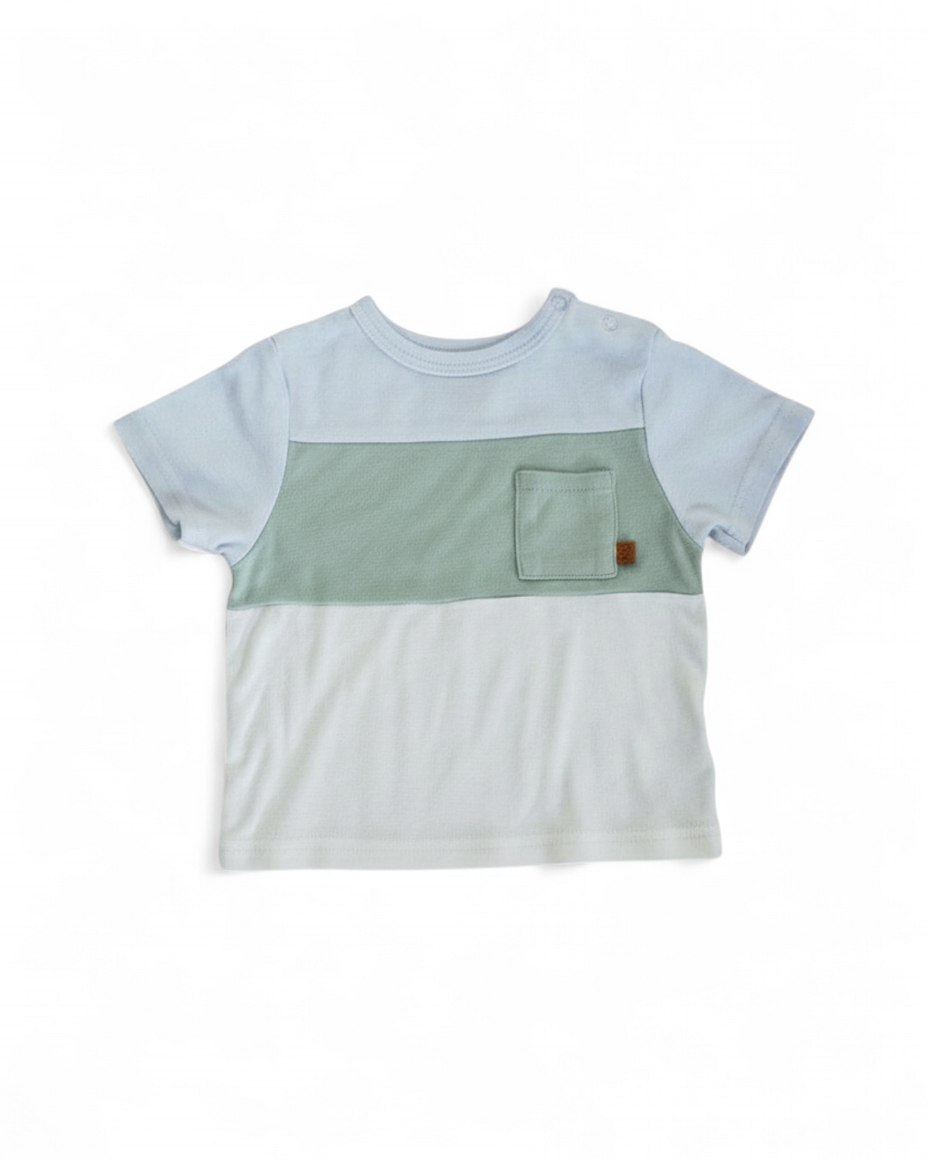 Lila & Jack Colorblock Pocket Tee — 18-24M