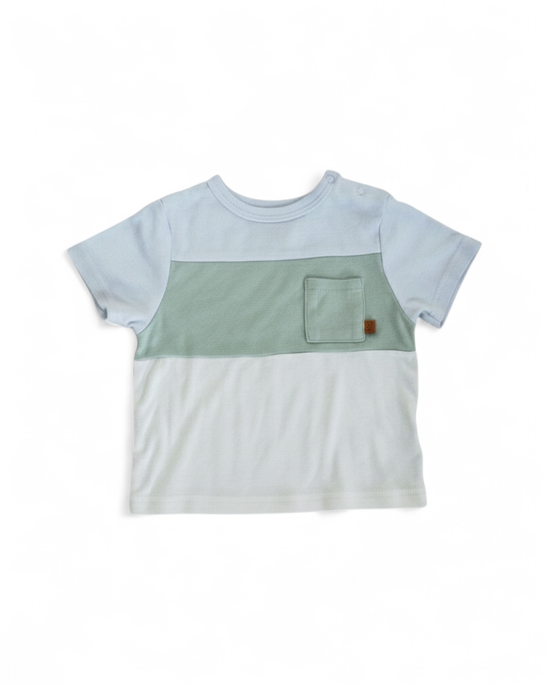 Lila & Jack Colorblock Pocket Tee — 18-24M