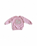 Pink Hello Kitty Floral Graphic Sweatshirt