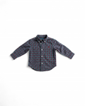 Blue and Red Plaid Button Down Shirt