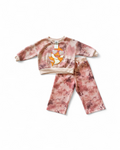 Pink Tie Dye Baby Shark Sweatshirt and Pants Set