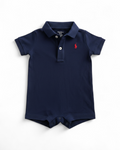 Navy Polo Romper