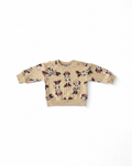 Tan Minnie Mouse Quilted Sweatshirt