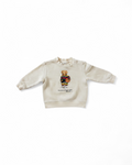 Cream Basketball Bear Sweatshirt